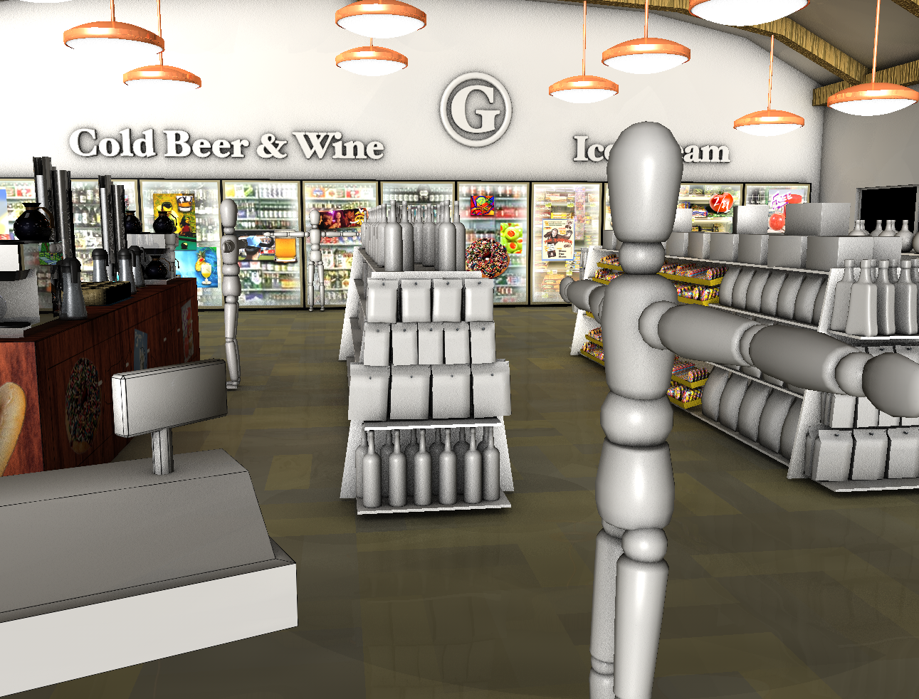 View from the Cashier